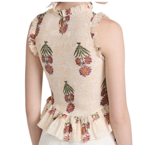 Alix Of Bohemia Floral Print Mock Neck Blouse - Picture 3 of 14